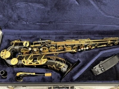 Saxophone ténor Yamaha YTS-82ZB finition laquée noire instrument à vent Bb d'... - Photo 1/4