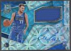 2018-19 Panini Spectra Neon Blue Prizm Luka Doncic RC Rookie Jersey AUTO 76/99