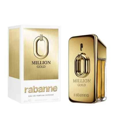 Paco Rabanne 2024 1 millón de oro Eau de Parfum Intenso 1,7 oz/50 ml NUEVO SELLADO Foto 1 de 4
