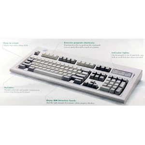 IBM Lexmark Keyboard M 101 Key Extended KB571 Vintage 1995 - Photo 1/4