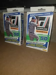 2021 Donruss Major League Baseball Six (6) Hanger Boxes - New & Factory Sealed - Picture 1 of 3