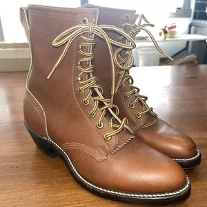 NEW Sierra Lace up Boots  Sz 8 Oil & chemical resistant Brown - Picture 1 of 5