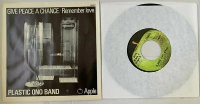 John Lennon Plastic Ono Band Give Peace A Chance Vinyl 7" with Picture Sleeve - Image 1 of 2