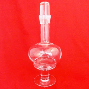 DECANTER SWEDISH MODERN mouth blown NEW NEVER USED 10.25" tall - Picture 1 of 4