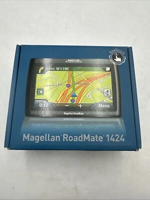 Magellan RoadMate 1424 4.3" Widescreen Portable GPS Navigator BRAND NEW SEALED - Image 1 of 4
