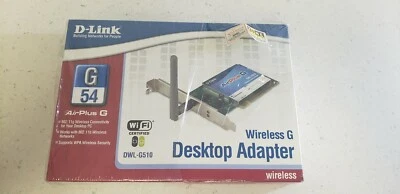 D-link AirPlus G DWL-G510 (7900692644344) Tarjeta PCI Enlace Nueva Caja Abierta  Foto 1 de 4