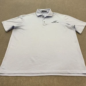 Greyson Polo Shirt BRRR Mens Large Blue Short Sleeve Crown Golf Logo - Picture 1 of 13