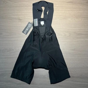 Pantalones cortos con tirantes PRENDI para mujer con almohadilla de gel negra MTB ropa cómoda para bicicleta - Imagen 1 de 10