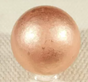 BIG! Super Heavy Solid COPPER SPHERE From Michigan 560gr - Picture 1 of 21