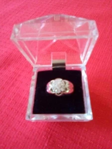 Beautiful Men's Artificial Diamond Decor Party Ring, Trendy Gift Size 11 - Picture 1 of 4