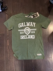 Galway, Ireland T-Shirt NWT Extra Small Green - Picture 1 of 6