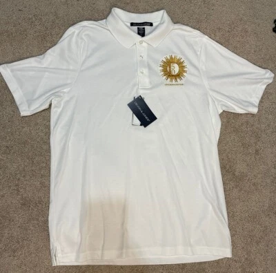 Devon & Jones Polo Golf Shirt Men’s White CrownLux Size Large - Image 1 of 4