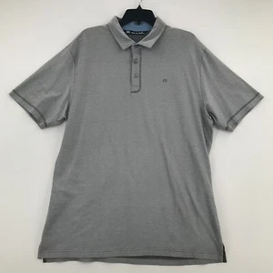 Travis Mathew Poloshirt Herren Extra Large Grau Golf Kurzarm Knopf Freizeit - Bild 1 von 17