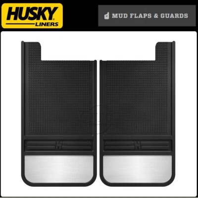 Husky Liners® MudDog™ Mud Flaps Rear Pair for Chevrolet GMC Dodge Ram Ford - Image 1 of 4