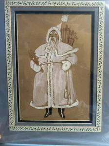 Babbo Natale, Santa Claus, Pochoir XIX secolo. Rovaniemi - Photo 1/6