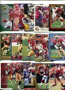 Terrell Owens lotto di 15 carte tutte diverse Chattanooga Mocs / San Francisco 49ers - Foto 1 di 1