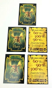 Piratas del Caribe DVD Caza del Tesoro 2006 TARJETAS DE CAZA DEL TESORO (5) - Imagen 1 de 7