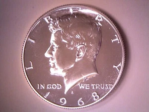 1968 S PROOF 40% SILVER KENNEDY HALF DOLLAR *FREE SHIPPING* IN STOCK - Picture 1 of 3