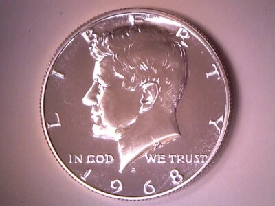 1968 S PROOF 40% SILVER KENNEDY HALF DOLLAR *FREE SHIPPING* IN STOCK - Image 1 of 3