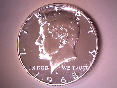 1968 S PROOF 40% SILVER KENNEDY HALF DOLLAR *FREE SHIPPING* IN STOCK Cover