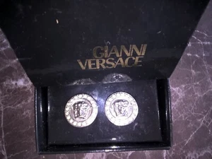 GIANNI VERSACE LUXUS Ohrclips Silber - Bild 1 von 3