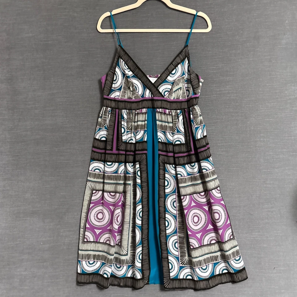 Vestido sin Mangas De Colección 14 Rosa Marrón Seda Años 90 y2k Babydoll Boho Hippie Festival Grunge Foto 1 de 4