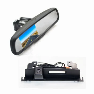 Tailgate Reverse Camera & Replacement Rear View Mirror Monitor for NISSAN TIIDA - Image 1 of 4