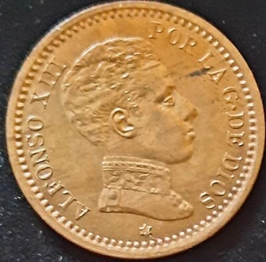 *GUTSE*726-ALFONSO XIII, 2 CÉNTIMOS 1905*05, BRILLO ORIGINAL, SIN CIRCULAR. - Imagen 1 de 2