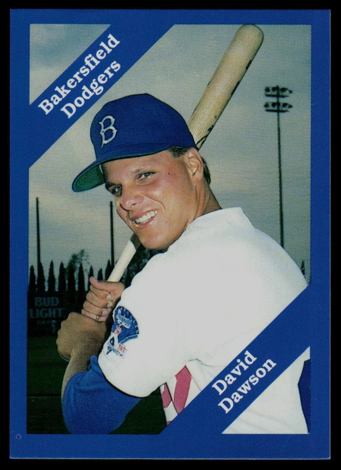 1989 Cal League David Dawson Bakersfield Dodgers - Image 1 of 2