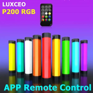 LUXCEO P200 RGB Handheld Led video Light 3000-6000K Full-Color Tube Light APP - Picture 1 of 12