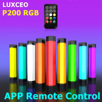 LUXCEO P200 RGB Handheld Led video Light 3000-6000K Full-Color Tube Light APP - Image 1 of 4