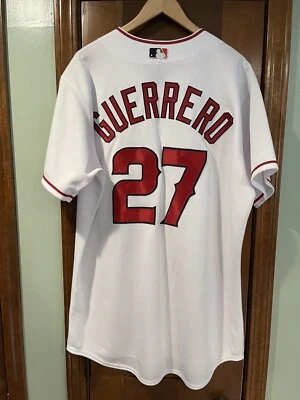 Vladimir Guerrero #27 Anaheim Angels Pro Authentic Jersey - Size 48 - Image 1 of 4