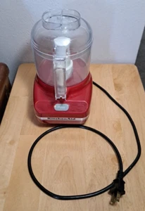 KitchenAid Red KFC3100 CHEF'S CHOPPER Food Processor - Picture 1 of 17