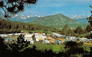 Manor Trailer Park  Motel Bill & Dorothy Scott Hosts Estes Park, CO Vtg Postcard - Picture 1 of 2