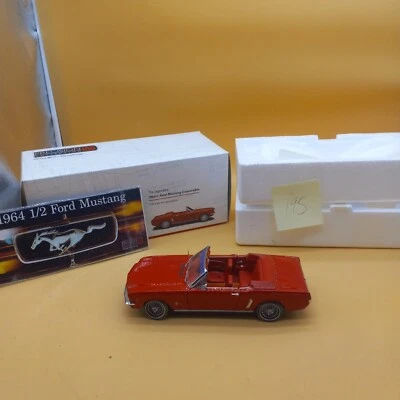  ERTL 1964 1/2 福特 MUSTANG 可转换红色 1/18 VHTF 精确 100  — 第 1/4 张图片