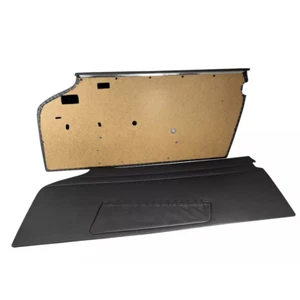 Black Door Panels With Pocket Fits Mercedes W113 230 250 280SL Pagoda 2pcs - Picture 1 of 2