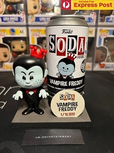 VAMPIRE FREDDY FUNKO COMMON SHOP POP VINYL SODA FIGURE LE 12500PCS DENTED CAN - Picture 1 of 14