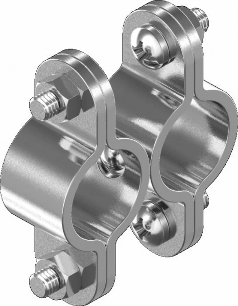 Schelle Doppelschelle Rohrschelle Edelstahl 25-30 mm ARBO-INOX®