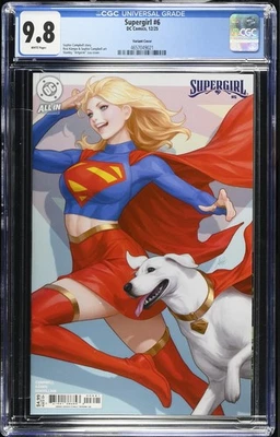 Supergirl #6 Stanley 'Artgerm' Lau Variant CGC 9.8 - Image 1 of 3