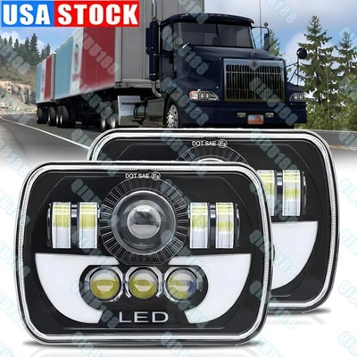 LED Headlights For International Harvester 5600i 9400i 9900I 4700 4800 7300 8200 - Image 1 of 4