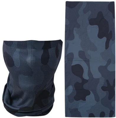 Polaina multifunción ultraligera UPF 50+ camuflada negra para exteriores Foto 1 de 4