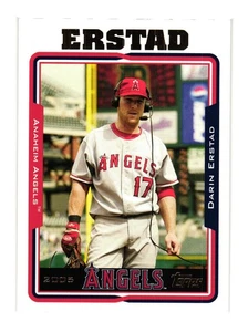 2005 Topps #21 Darin Erstad Anaheim Angels - Foto 1 di 2