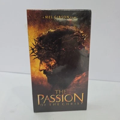 The Passion of the Christ VHS 2004 Mel Gibson NEW SEALED With Watermark Foto 1 de 4