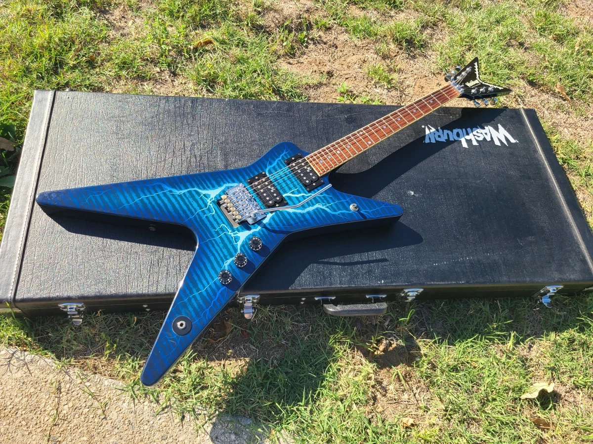 10日ほど修理いたしますWashburn G-JRV エレキギター 青 10日ほど修理いたしますWashburn G-JRV エレキギター 青 10日ほど修理