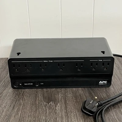 APC BE600M1 600VA 120V Backup Battery Power Supply with 1 USB Charging Port - Image 1 of 4