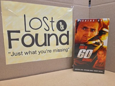 Gone in 60 Seconds Sealed 2000 VHS Touchstone Cage Jolie First Release Watermark - Image 1 of 4