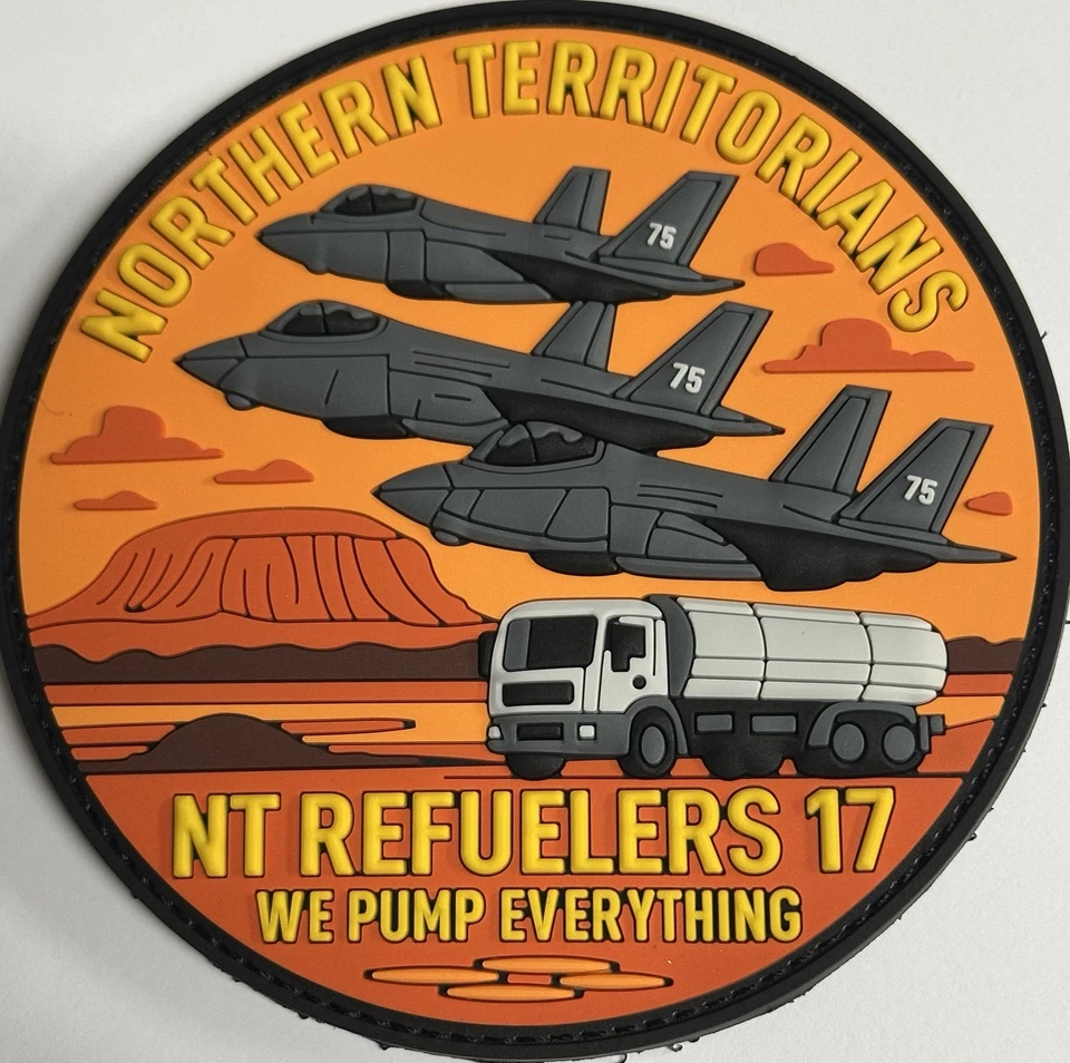 17 Northern Territorians Refuelers F-35 RAAF PVC Patch Australia *limited* - image 1 of 1