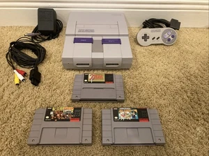 Super Nintendo System SNES Super Mario + Zelda Game Lot Tested! - Picture 1 of 12