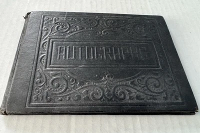 Vintage Original 1930s Unused Autograph Auto Signature Book Blank Pages Rare HTF - Image 1 of 4