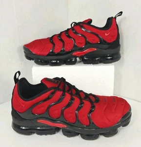 Talla 13 - Nike Air VaporMax Plus Rojo Universitario Y Negro Cu4863-600 Sin Cordones - Imagen 1 de 19
